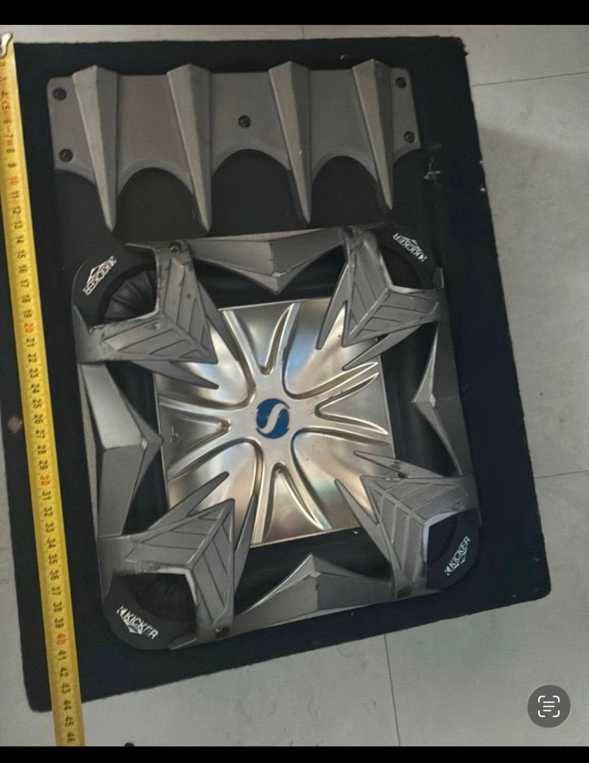 Subwoofer kicker 600W RMS-versterker Eyebrid 1Y1200 Monobl, Auto diversen, Ophalen of Verzenden, Zo goed als nieuw