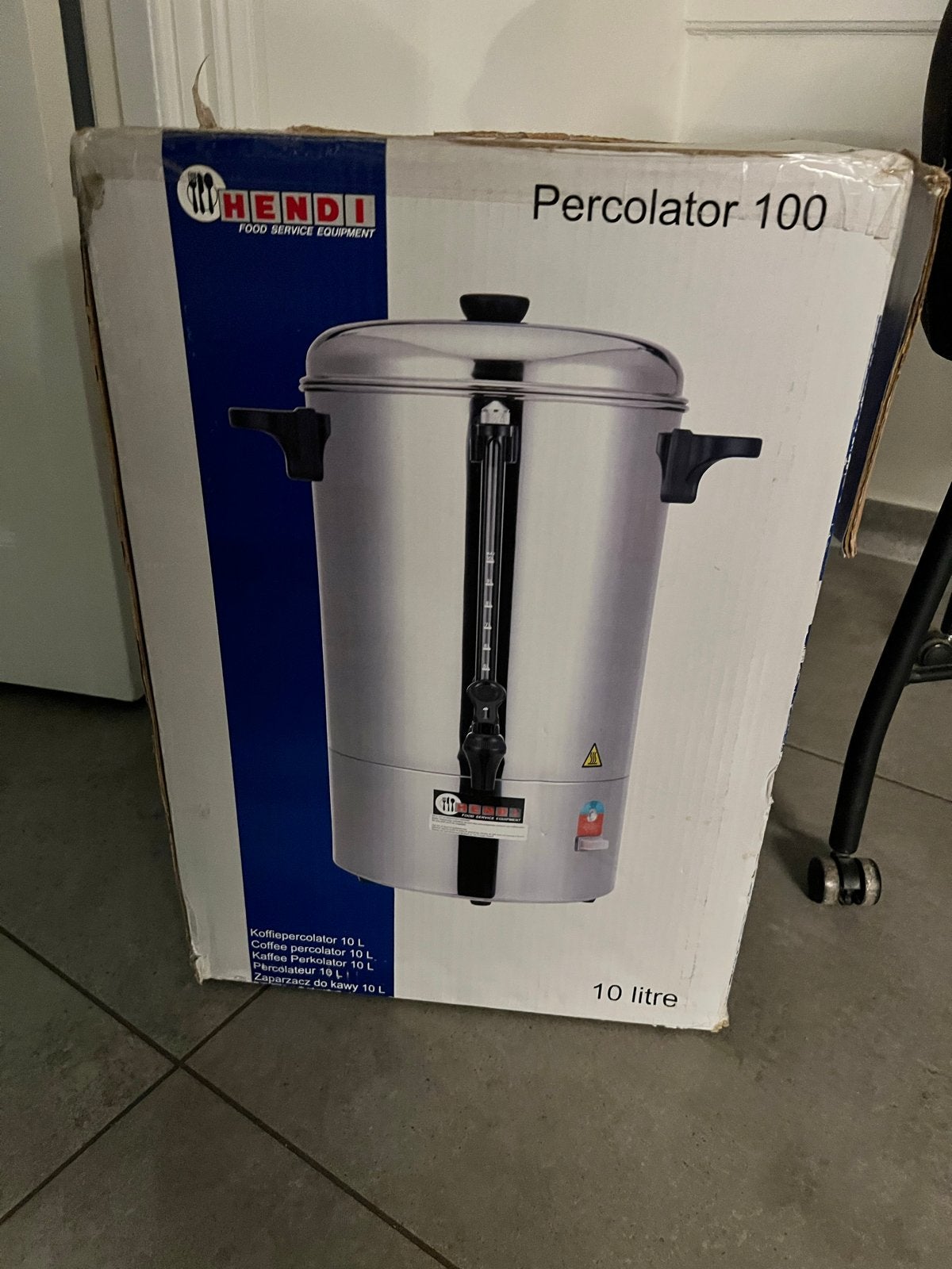 Hendi Percolator 100 - 10 Liter Koffiepercolator, Ophalen, Overige modellen, 10 kopjes of meer, Nieuw