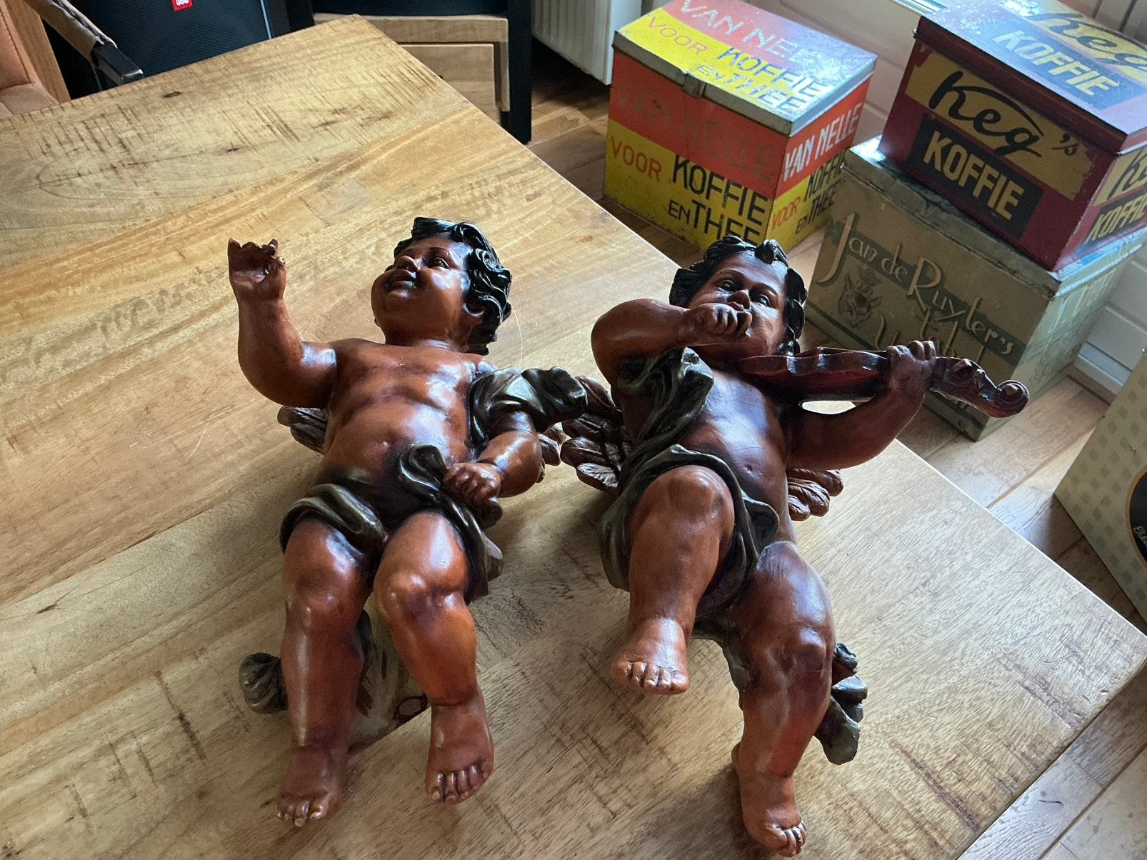 Brocante engelen, Ophalen of Verzenden, Gebruikt