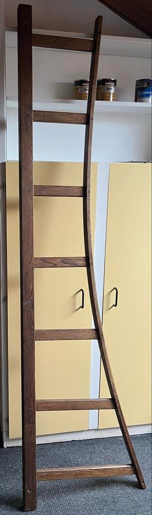 Decoratieve houten ladder, Huis en Inrichting, Woonaccessoires | Wandplanken en Boekenplanken, Ophalen, Gebruikt