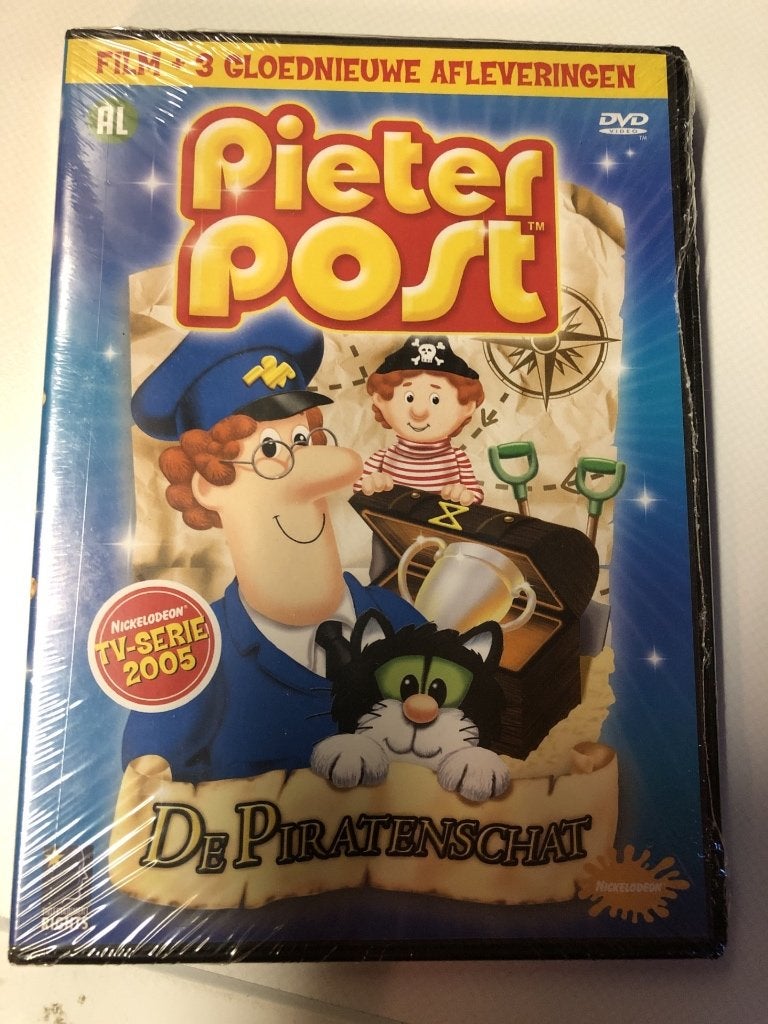 PIETER POST - De Piratenschat, nieuwe, orig. DVD, gesealed!, Avontuur, Alle leeftijden, Nieuw in verpakking, Film