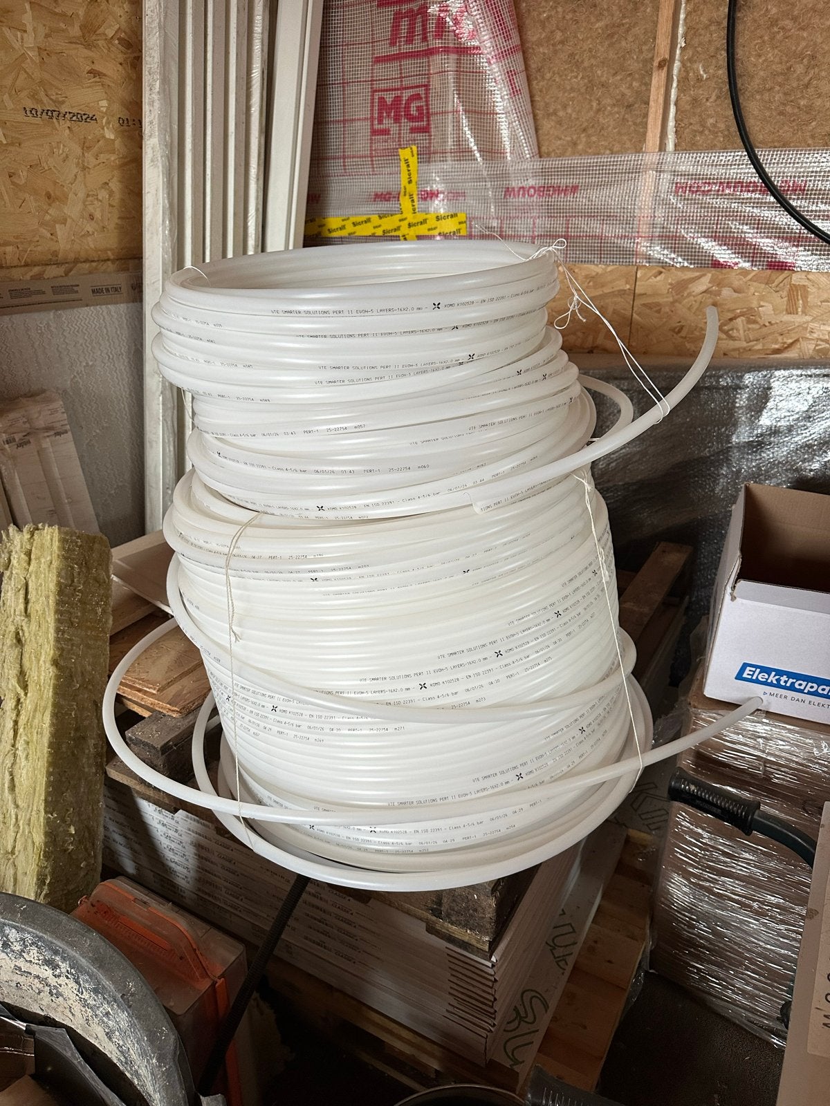Vloerverwarming buizen 16 mm 300 meter, Ophalen, Overige materialen, Minder dan 20 mm, 6 meter of meer