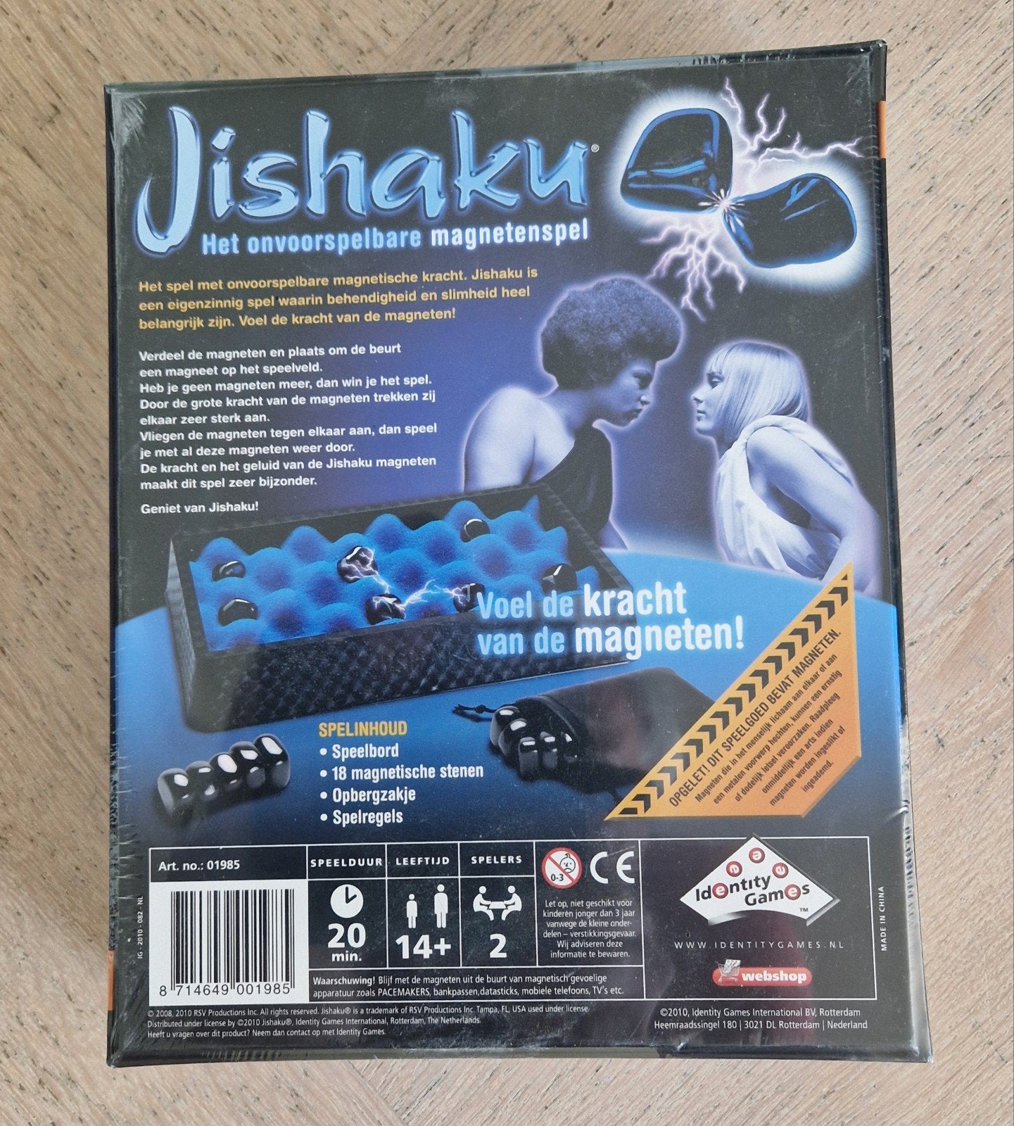 Jishaku:Het onvoorspelbare magnetenspel - Nieuw in cellofaan, Een of twee spelers, Ophalen, Nieuw, Identity Games