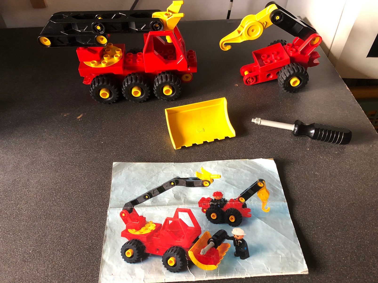 Duplo toolo brandweer set incl schroevendraaier, Kinderen en Baby's, Speelgoed | Duplo en Lego, Ophalen of Verzenden, Zo goed als nieuw
