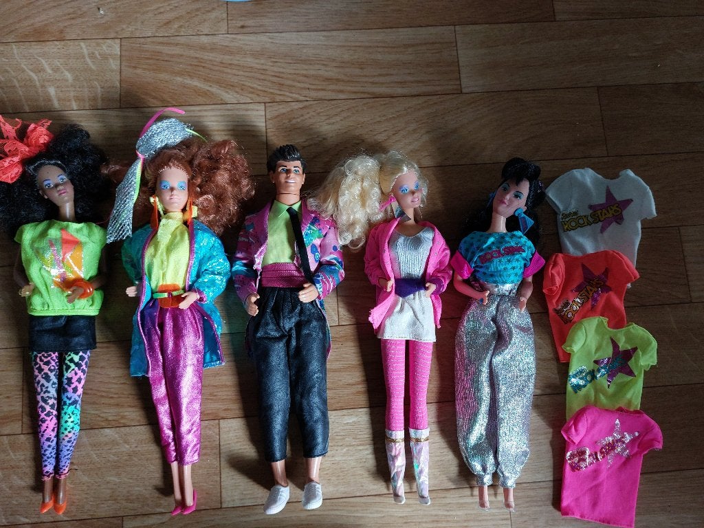 Vintage Barbie en haar Rockstars - Mattel, Ophalen of Verzenden, Gebruikt, Pop