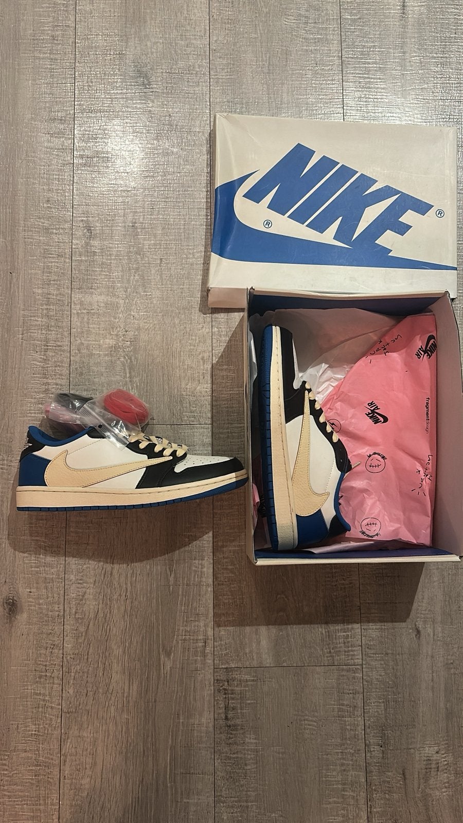 Air Jordan 1 Low x Travis Scott x Fragment – Maat 42, Ophalen of Verzenden, Nieuw