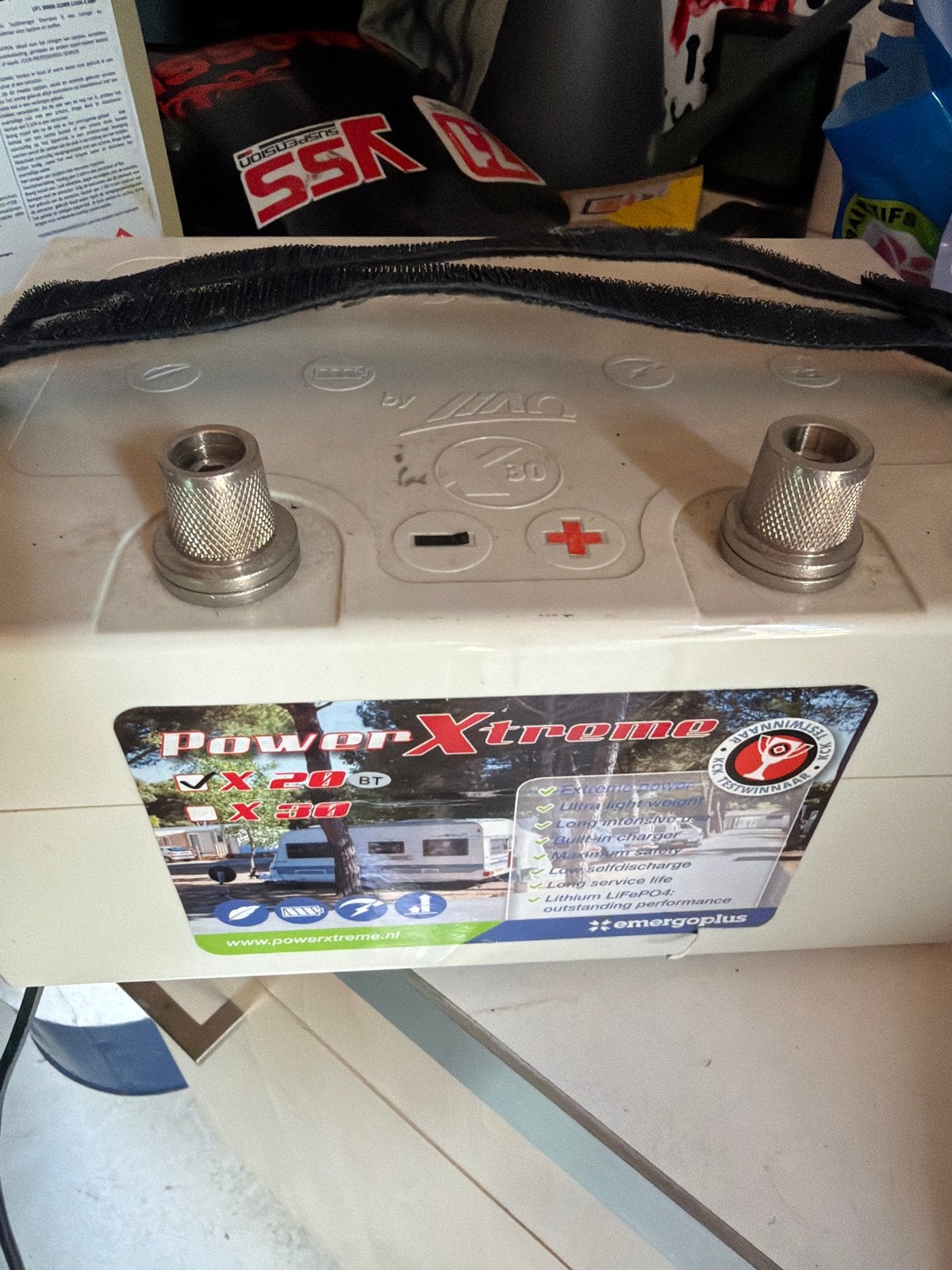PowerXtreme X20 Accu - Gebruikt maar werkt perfect, Ophalen of Verzenden, Gebruikt