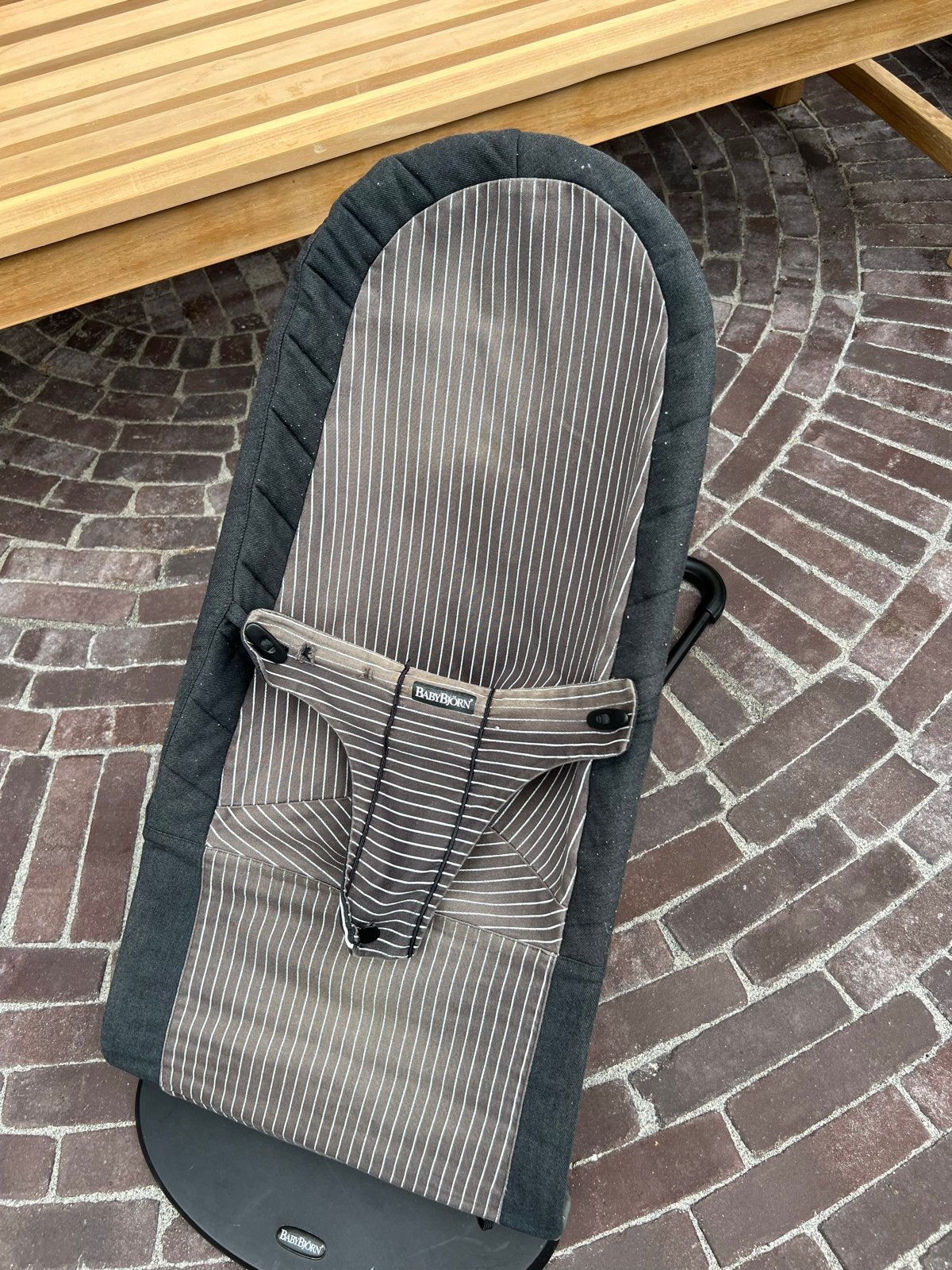 BabyBjörn wipstoel met 2 hoezen, Ophalen, Gebruikt