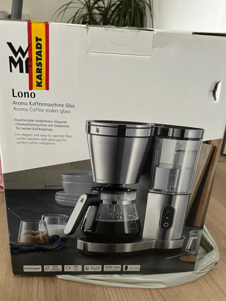 nieuw WMF Lono filter koffiezetapparaat, Witgoed en Apparatuur, Koffiezetapparaten, 10 kopjes of meer, Ophalen of Verzenden, Nieuw
