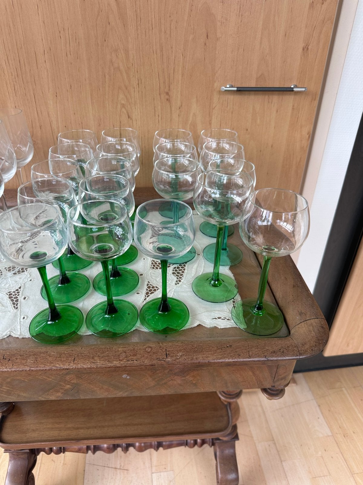 Elzas wijnglazen, Verzamelen, Glas en Borrelglaasjes, Ophalen, Gebruikt, Overige typen