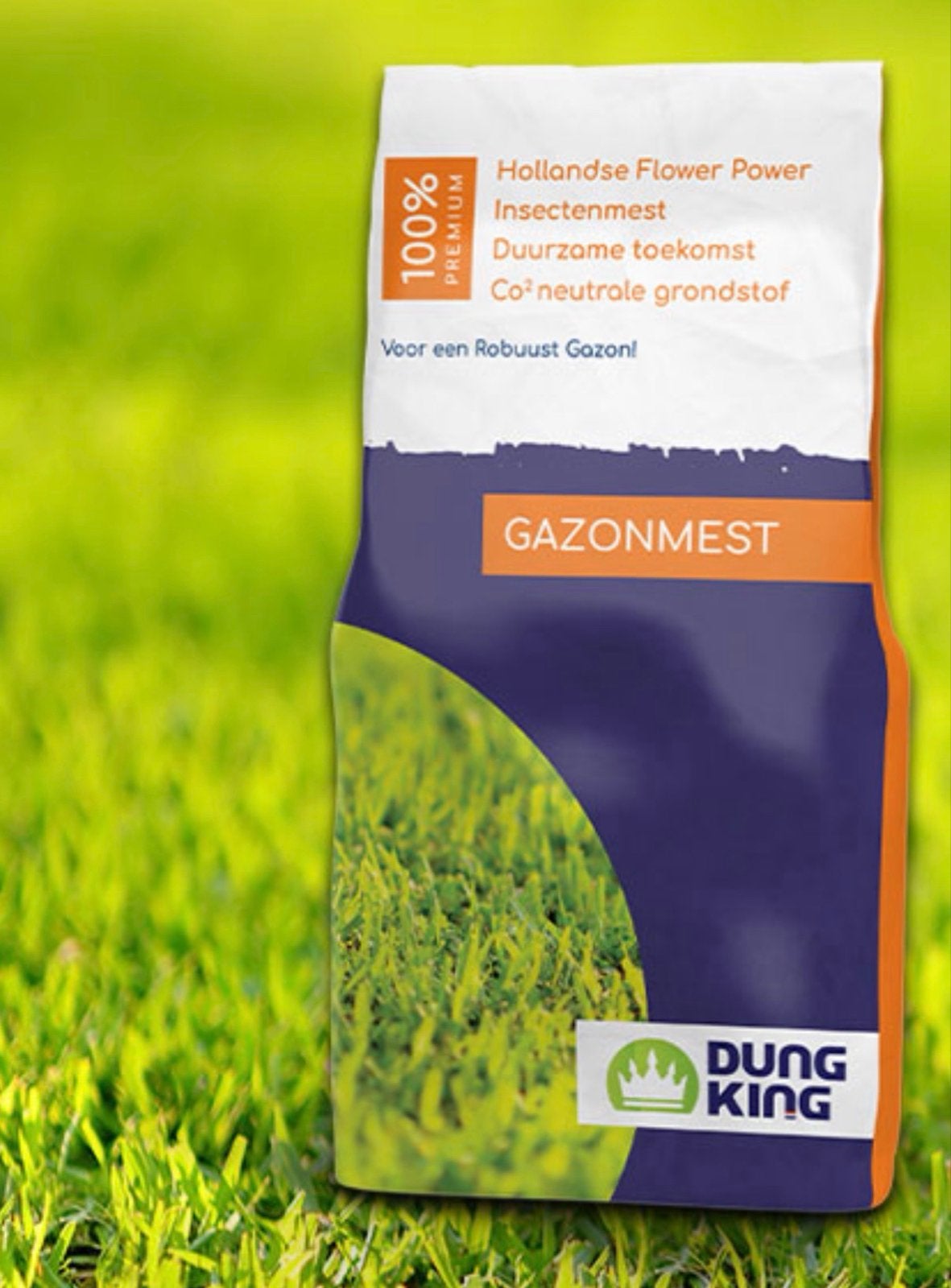 Gazonmest DungKing: 100% Made in Holland, Milieuvriendelijk, Tuin en Terras, Ophalen of Verzenden, Mest