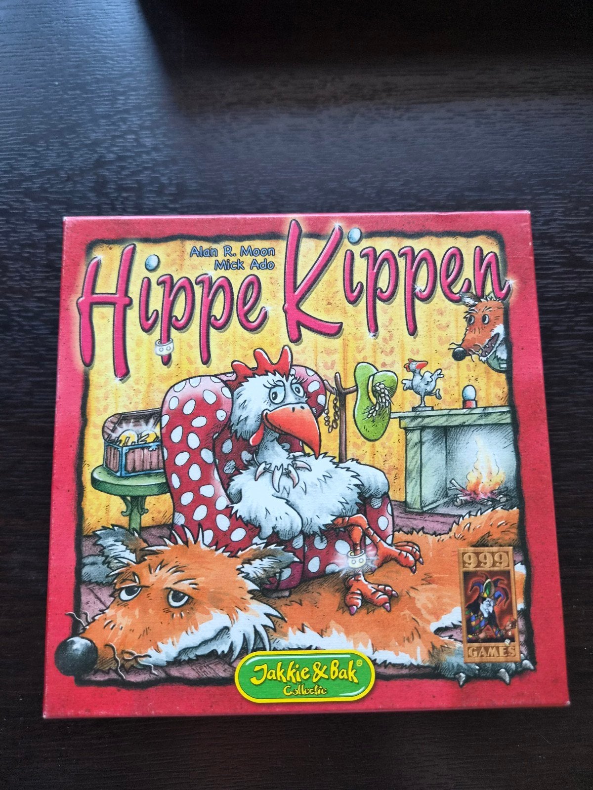 Hippe Kippen kaartspel - Zo goed als nieuw, Hobby en Vrije tijd, Ophalen of Verzenden, Zo goed als nieuw, 999 Games