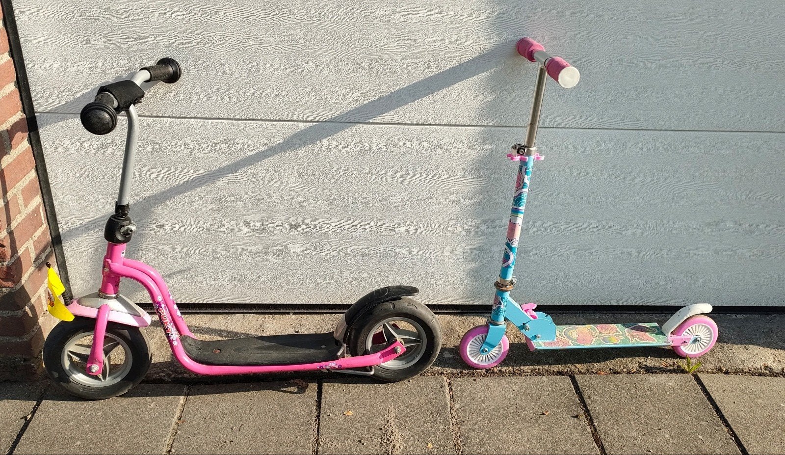 2 steppen, waaronder een Puky, Fietsen en Brommers, Steps, Ophalen, Gebruikt, Gewone step