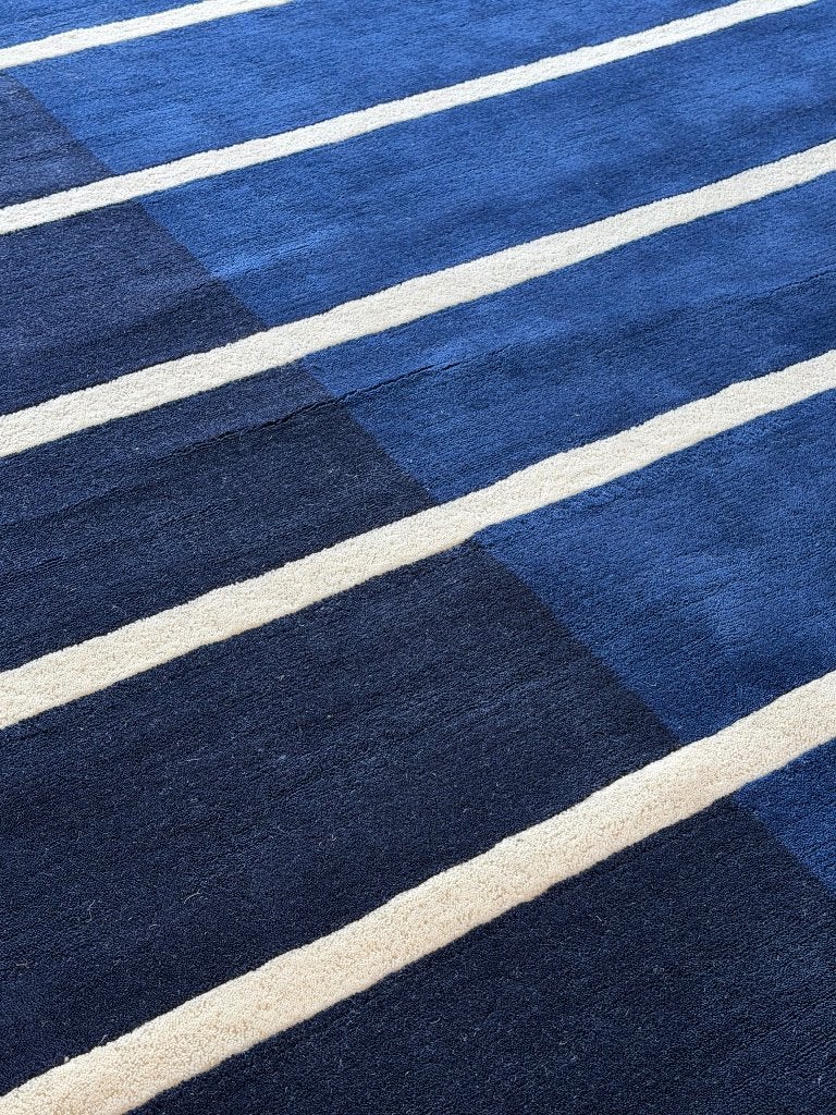 SALE Brink en Campman tapijt Marimekko Tiibet Blue, Ophalen, Blauw, Rechthoekig, Nieuw