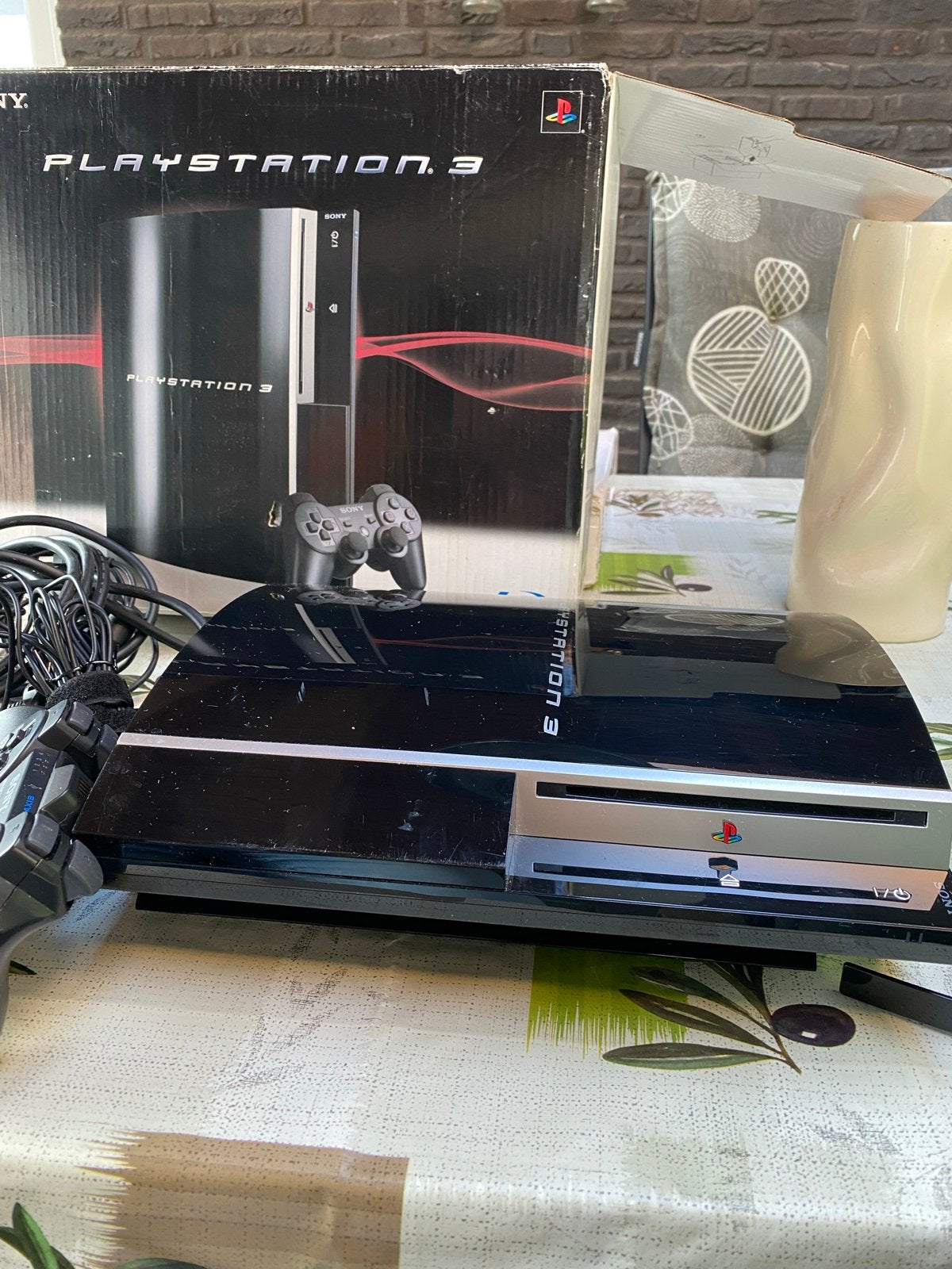 PlayStation 3 Phat met games en accessoires, Phat, Met 2 controllers, Ophalen of Verzenden, Gebruikt