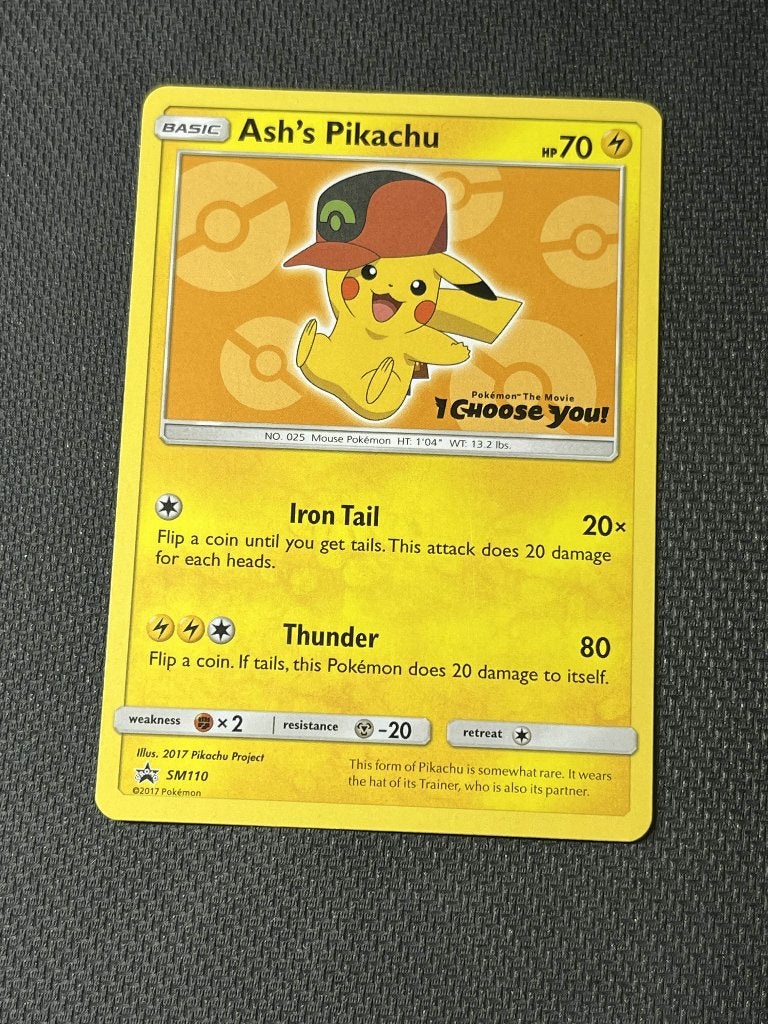 Ash's Pikachu (SM 110), Ophalen of Verzenden, Nieuw, Losse kaart, Foil