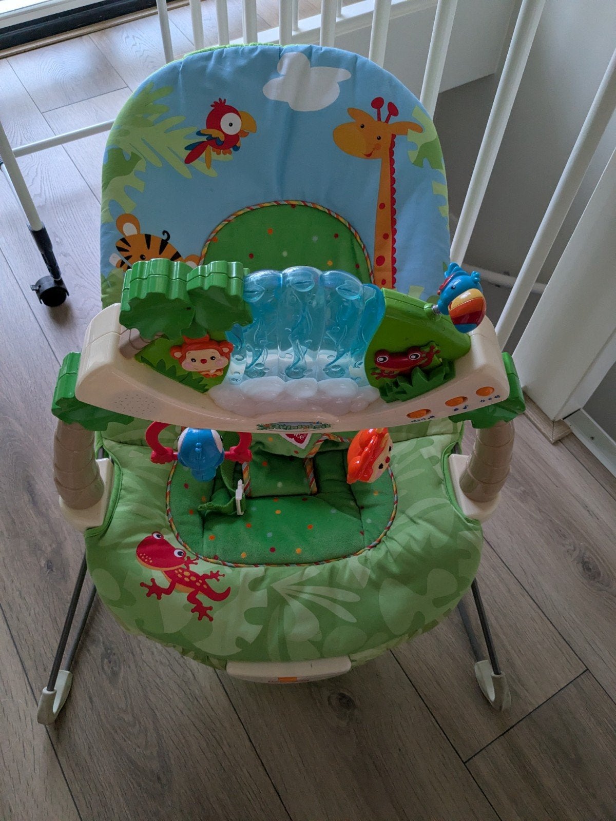 Fisher-Price Wipstoel Rainforest Friends, Kinderen en Baby's, Ophalen, Fisher-Price, Gebruikt, Wipstoel