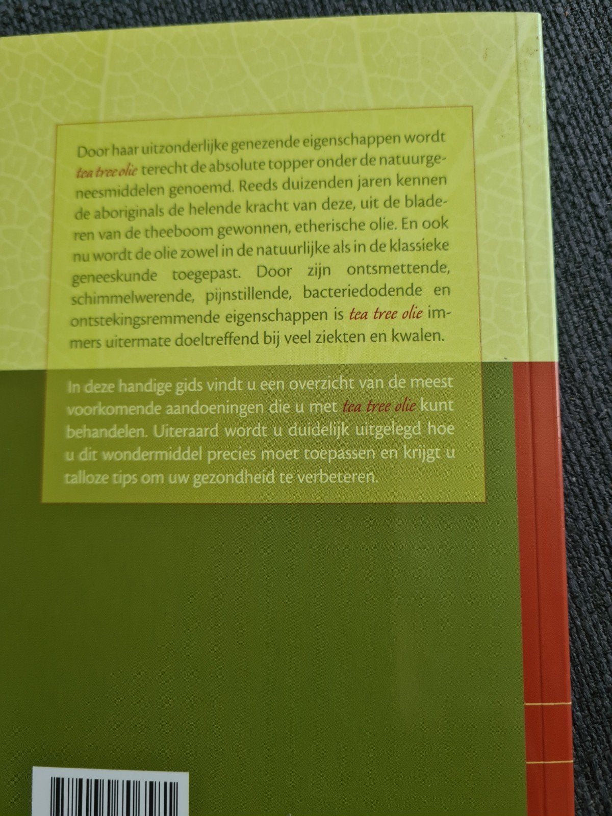 Tea Tree Olie: De Natuurlijk Genezer - Dr. Nicole Schaenzler, Ophalen of Verzenden, Zo goed als nieuw, Kruiden en Alternatief