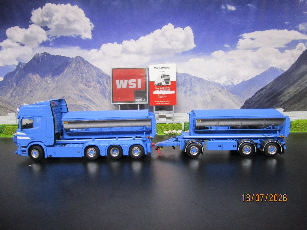 01-3603 tenden scania r highline 8x2 wsi, Hobby en Vrije tijd, Modelauto's | 1:50, Ophalen of Verzenden, Nieuw, Bus of Vrachtwagen