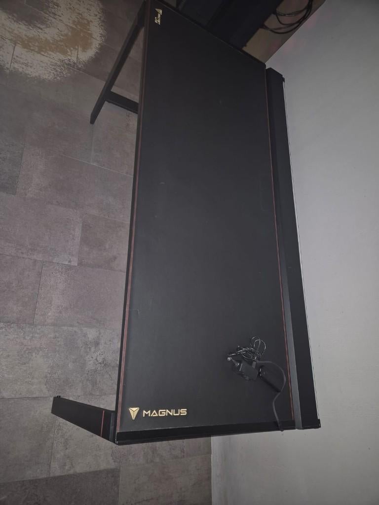Secretlab Magnus tafel, Ophalen, Zwart, 150 cm, Metaal