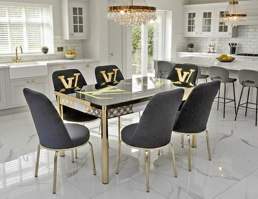 Moderne eethoekset met 6 stoelen – Elegant & stijlvol, Ophalen of Verzenden, Nieuw