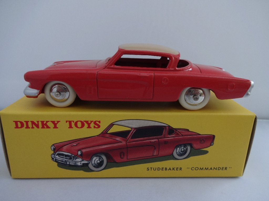 Studebaker Commander rood nr: 24Y van Dinky Toys 1:43, Ophalen of Verzenden, Nieuw, Auto, Dinky Toys