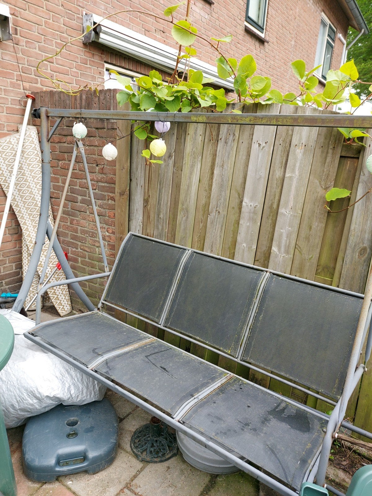 Gratis schommelbank, Tuin en Terras, Tuinbanken, Ophalen of Verzenden, Gebruikt, Hout, Schommelbank
