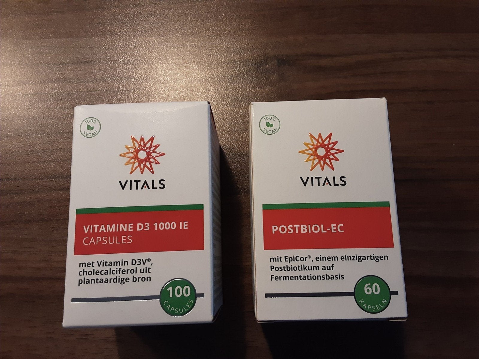 Vitals Vitamine D3 1000 I.E. & Postbiol-EC Supplementen, Ophalen of Verzenden, Nieuw, Overige typen