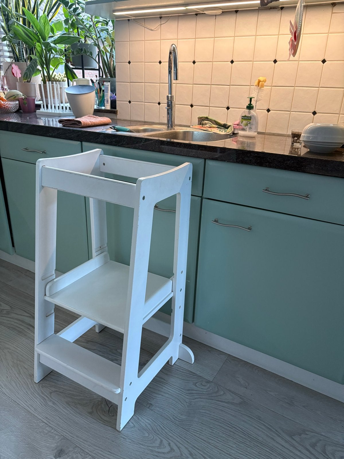 Leertoren / hoge keukenkruk voor kinderen (3 standen), Ophalen, Gebruikt, Overige typen
