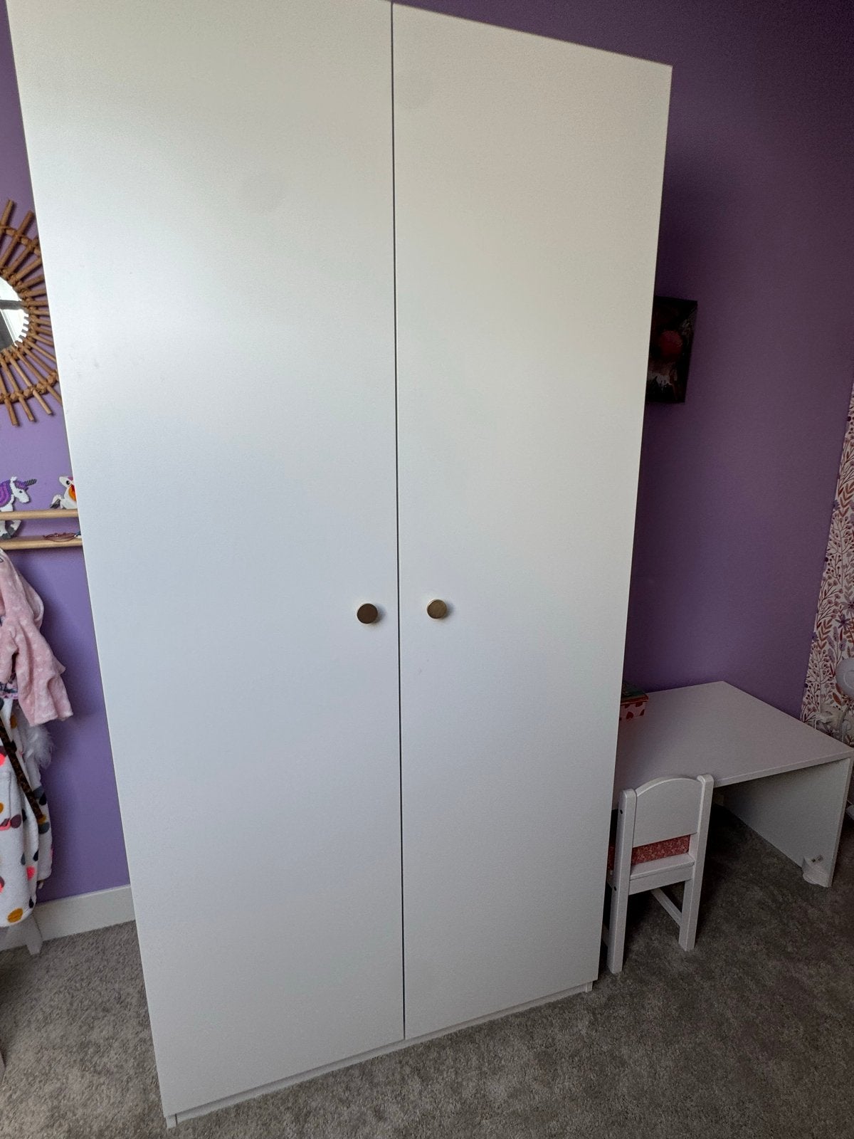 IKEA Pax Kast Wit met Twee Deuren - 100cm Breed, Huis en Inrichting, Ophalen, Zo goed als nieuw, 50 tot 100 cm, Met deur(en)