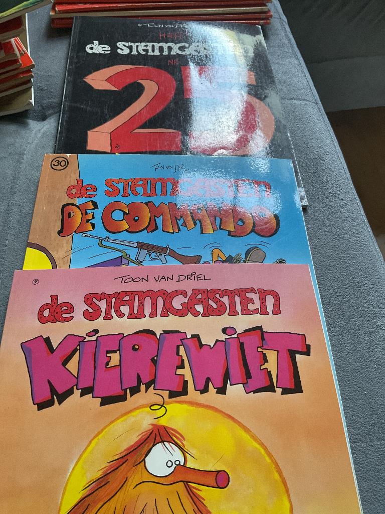 Stamgasten 3 maal, Boeken, Stripboeken, Meerdere stripboeken, Ophalen of Verzenden, Gelezen, Toon van Driel