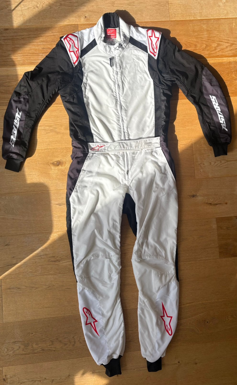Alpinestars Kart Overall Wit-Zwart – Nooit Gedragen Maat 52, Ophalen of Verzenden, Zo goed als nieuw