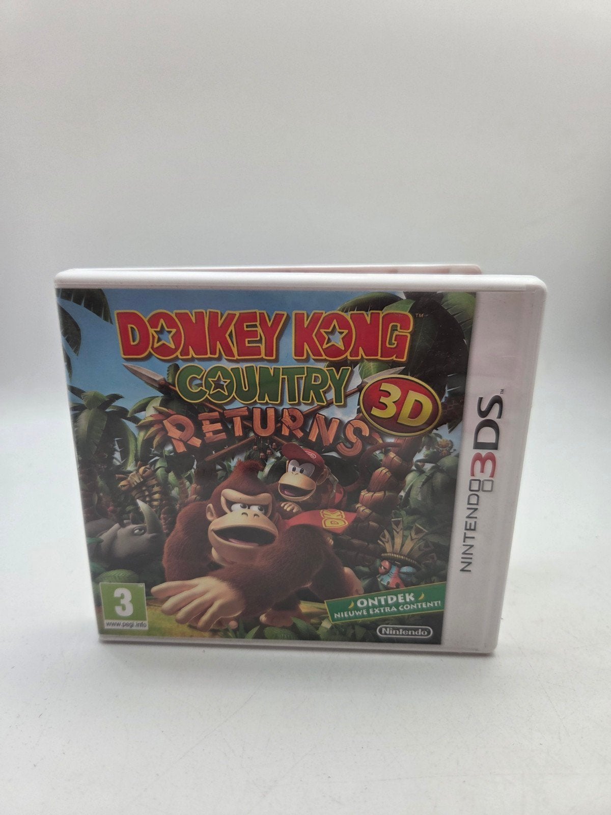 Donkey Kong Country Returns 3D - Nintendo 3DS, Nintendo, 1 speler, Zo goed als nieuw, Vanaf 3 jaar