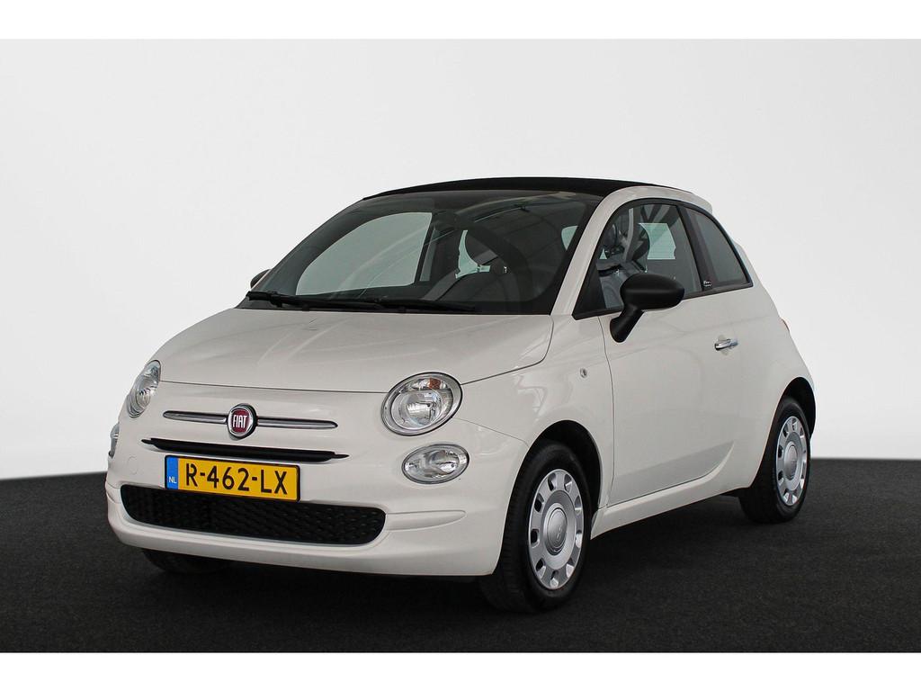 Fiat 500C 1.0 Hybrid Cult Cabriolet Airco Cruise Control Pri, Auto's, Cabriolet, 4 stoelen, Wit, Origineel Nederlands