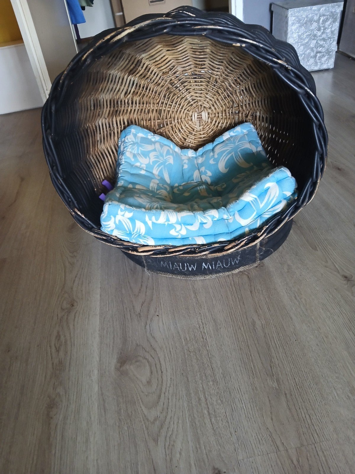 katten mand, Ophalen, Gebruikt, Riet