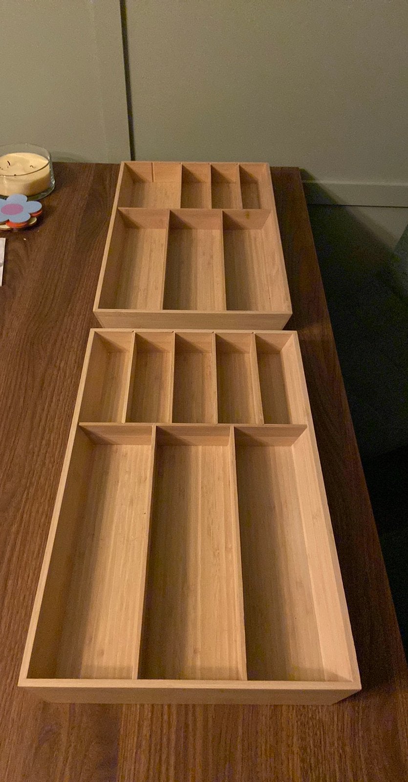 Bamboe bestekbak Ikea 32x50 cm, Overige typen, IKEA, Ophalen of Verzenden, Zo goed als nieuw