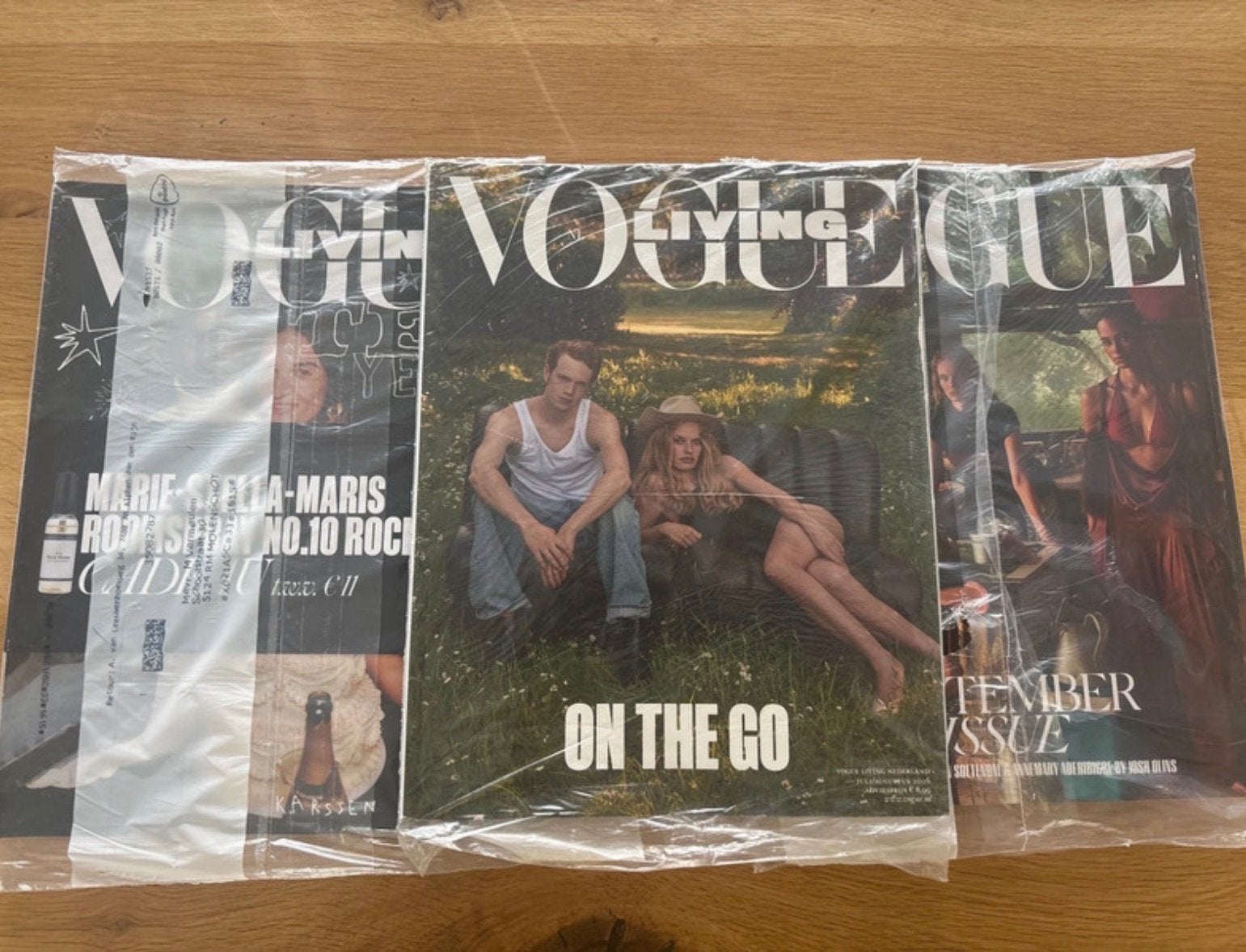 Vogue Living Nederland - 3 edities (Mei/Juni, Juli/Aug, Sept, Boeken, Ophalen of Verzenden, Nieuw, Glossy