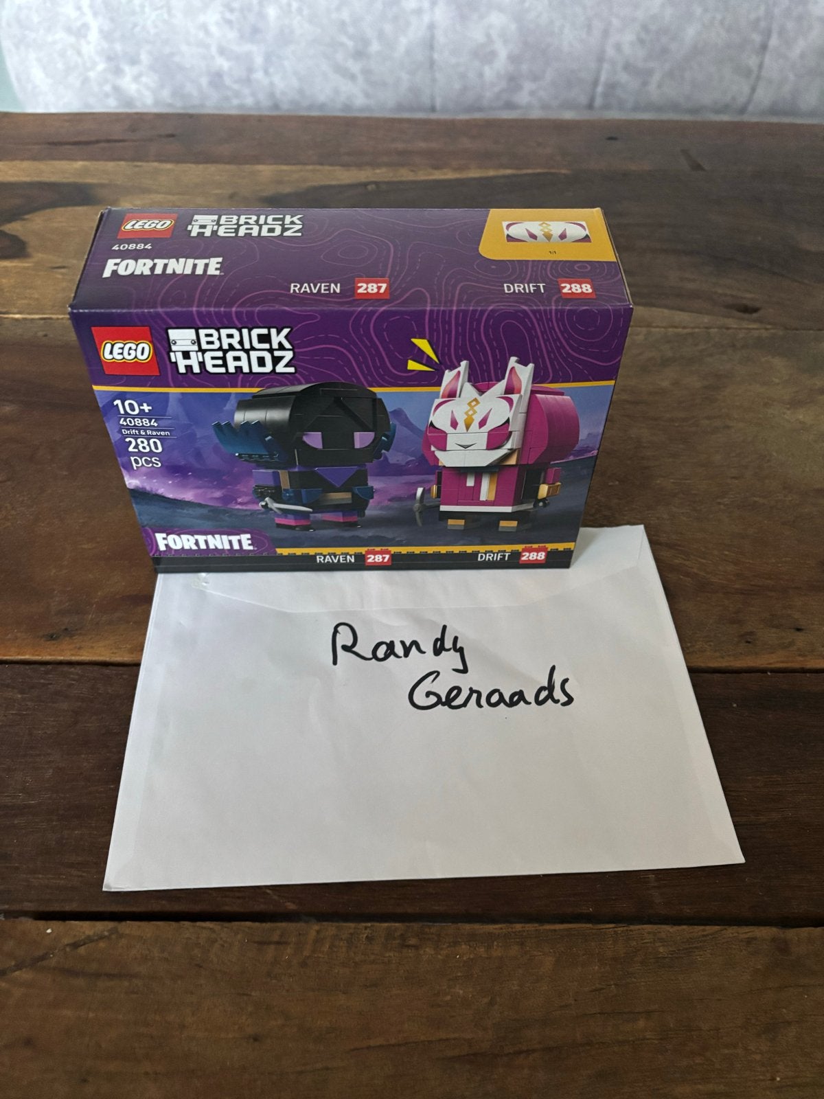 LEGO BrickHeadz 40884 Fortnite Raven en Drift - Nieuw, BrickHeadz, Lego, Nieuw, Ophalen of Verzenden