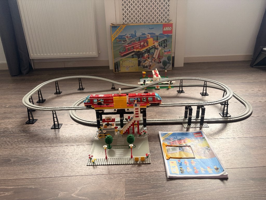 lego monorail airport shuttle 6399 compleet incl doos, Kinderen en Baby's, Speelgoed | Duplo en Lego, Lego, Ophalen of Verzenden