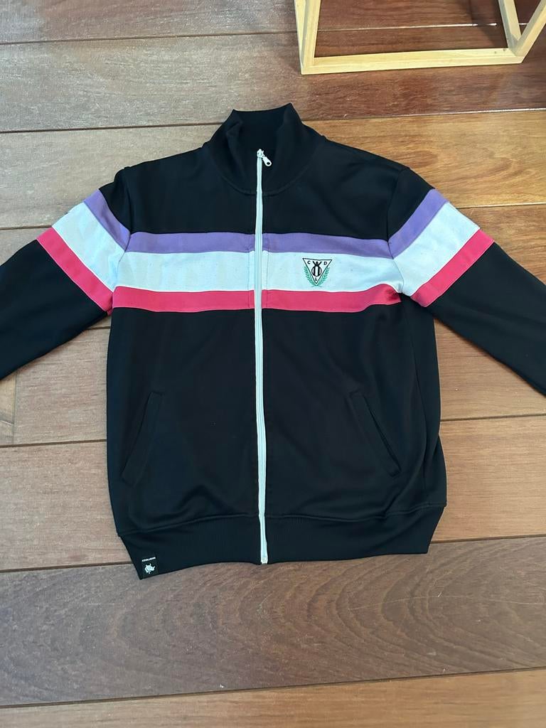 Cooligan trainingsjack (retro Leganes), Maat 52/54 (L), Verzenden, Zwart, Voetbal