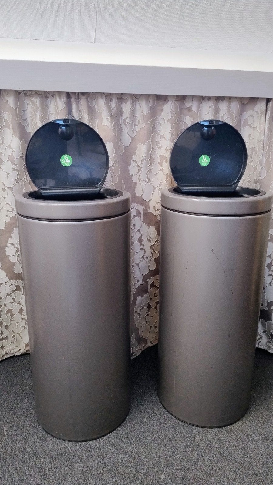Brabantia prullenbakken, Huis en Inrichting, Ophalen, Gebruikt, Rvs