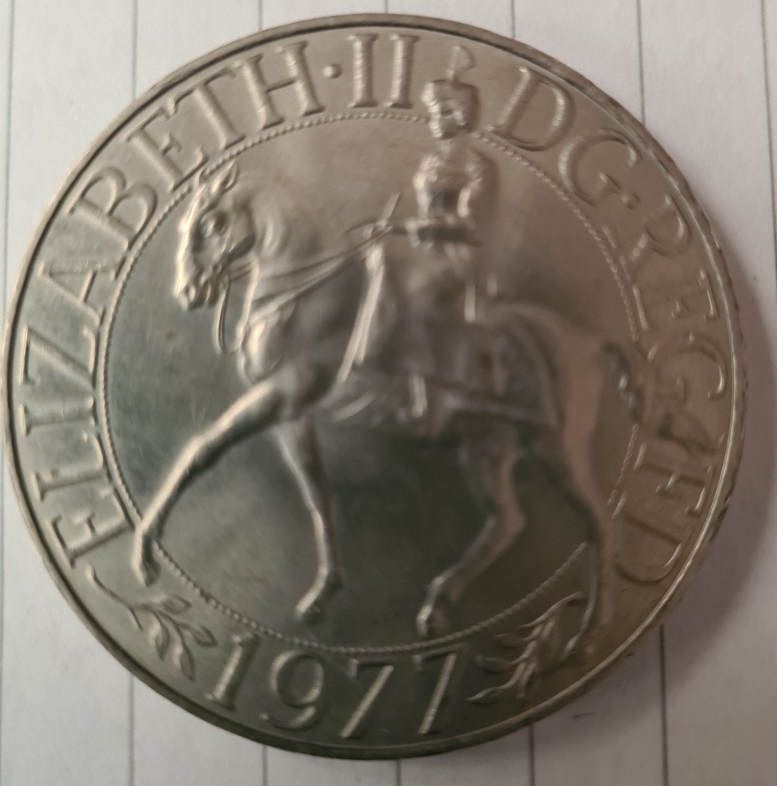 Britse Elizabeth II & DG REG F D 1971 munt, Ophalen of Verzenden, Overige landen, Losse munt