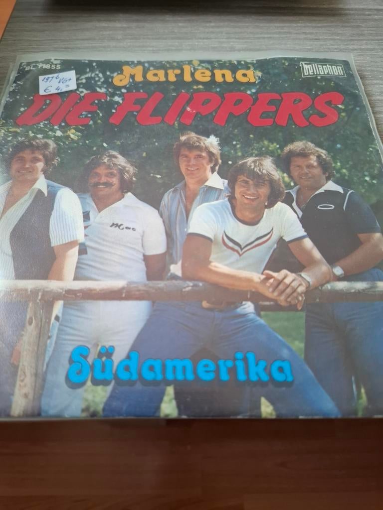 Die Flippers Marlena  uut 1976  mooie staat vg+, Verzenden, Zo goed als nieuw, Overige formaten, Levenslied of Smartlap