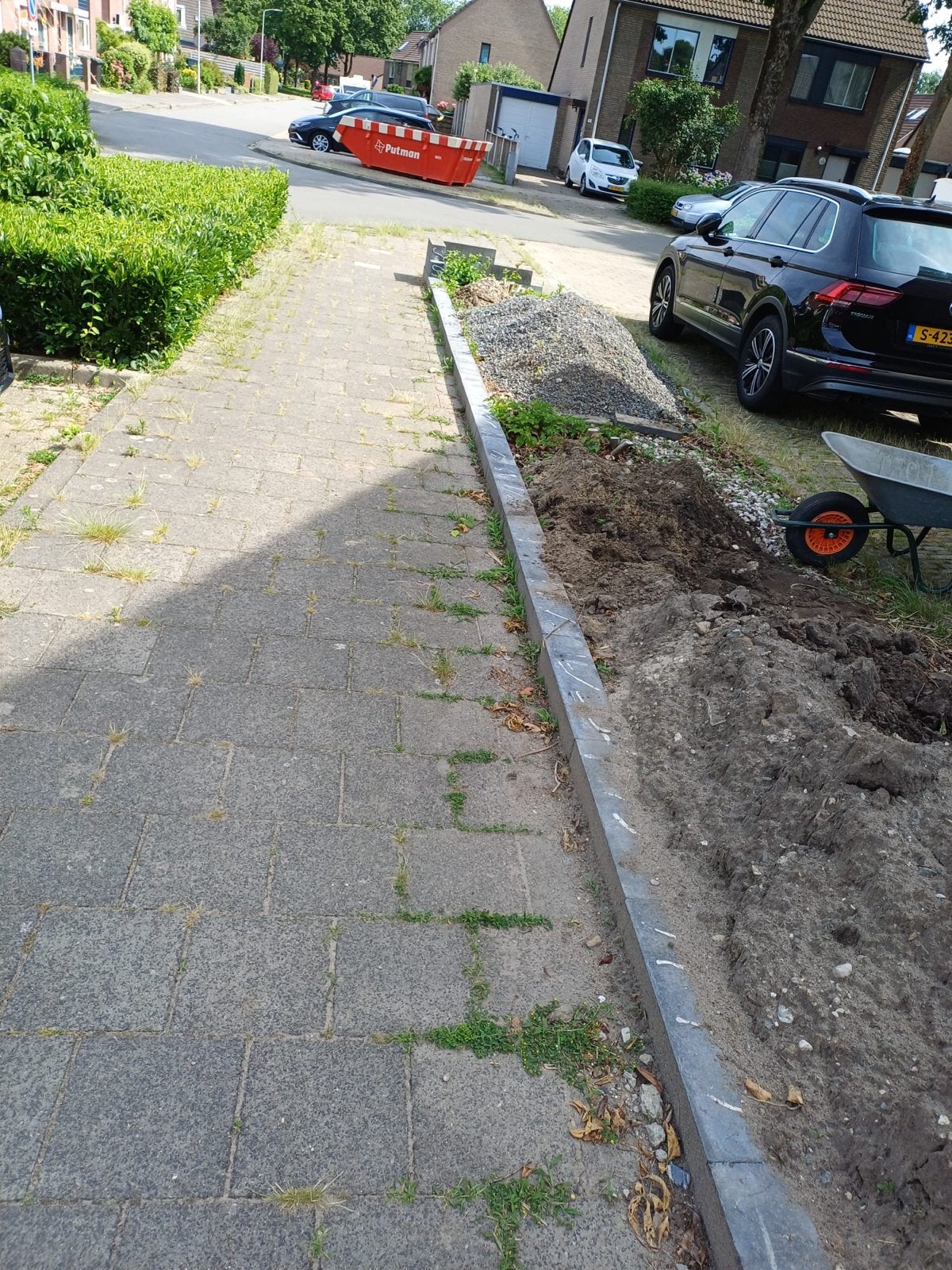 Betonblokken/borders 15x15 gratis af te halen, Tuin en Terras, Bielzen en Borders, Ophalen, Gebruikt, Blok, Beton