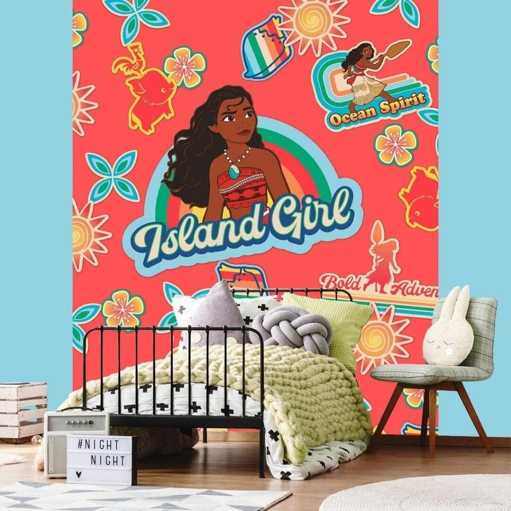Vaiana Vlies Behang - 200x280 - Gratis Verzending - Disney, Verzenden, Nieuw, Nvt, Nvt