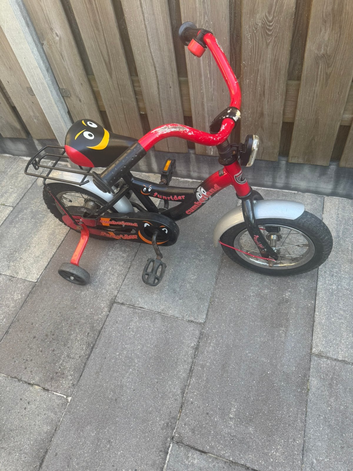 Jongens fiets 12 inch met zijwieltjes, Fietsen en Brommers, Fietsen | Kinderfietsjes, Ophalen, Terugtraprem, Zijwieltjes, Gebruikt
