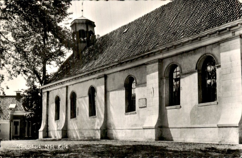 Grijpskerk - Kerk - N.H., Ophalen of Verzenden, 1940 tot 1960, Ongelopen, Groningen