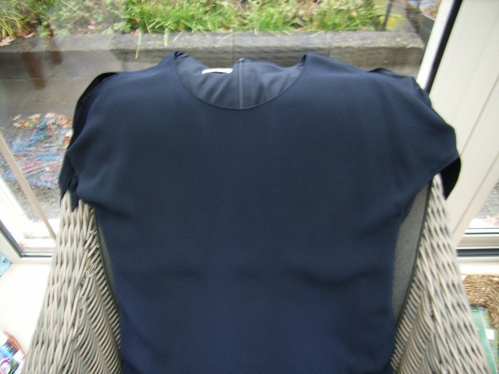 Nieuwe Gerry Weber feestelijke jurk diepdonkerblauw maat 42, Blauw, Maat 42/44 (L), Nieuw, Ophalen of Verzenden