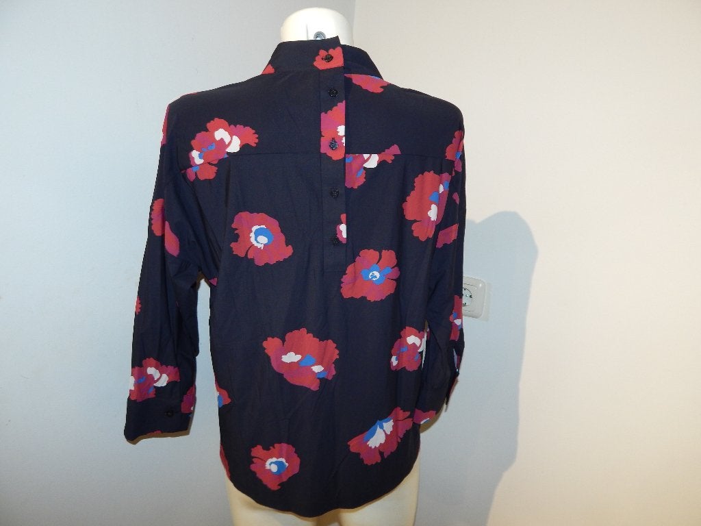 Studio Anneloes travel stof top bloemen print kolletje L, Studio Anneloes, Maat 42/44 (L), Zo goed als nieuw, Lange mouw