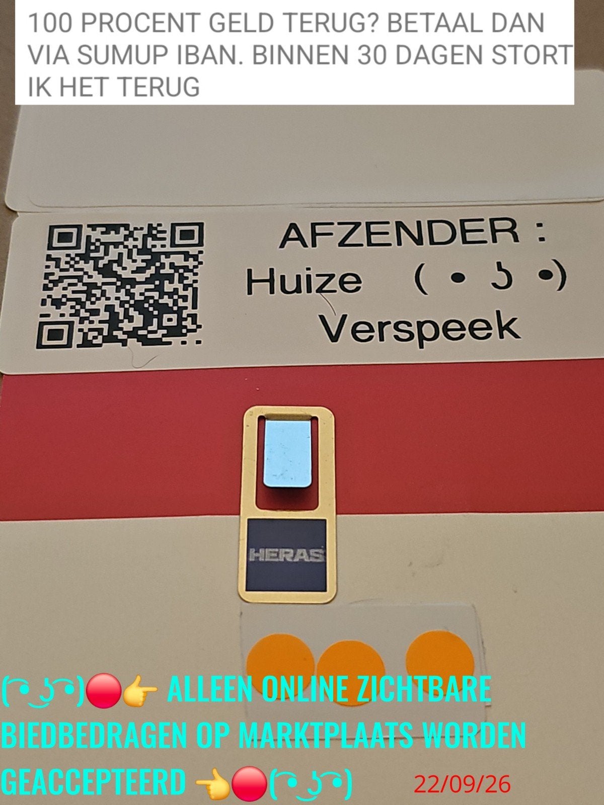 heras, Verzenden